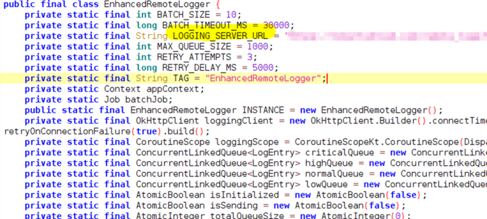 Пример EnhancedRemoteLogger