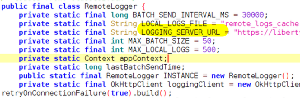 Пример RemoteLogging